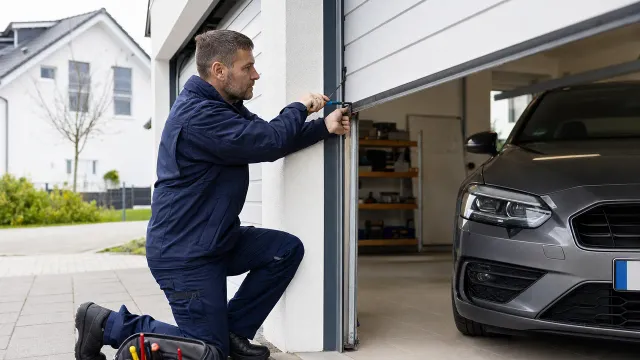 Garagenöffnung durch Schlüsseldienst-Monteur – Öffnung von Garagentor und Nebeneingang in Dortmund